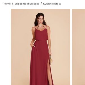 Birdy Grey Burgundy Maxi Dress